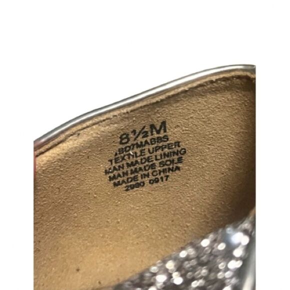 Bandolino Women's Meggie Open Toe Heels Gold Strappy Shoes 8 1/2 M - Picture 7 of 7